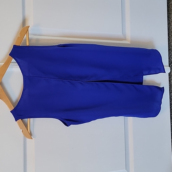 Express Split Back Tank - Blue - Picture 5 of 5